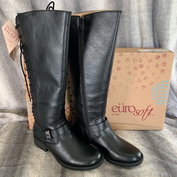 Sofft Eurosoft Selden Laceup Tall Boots 